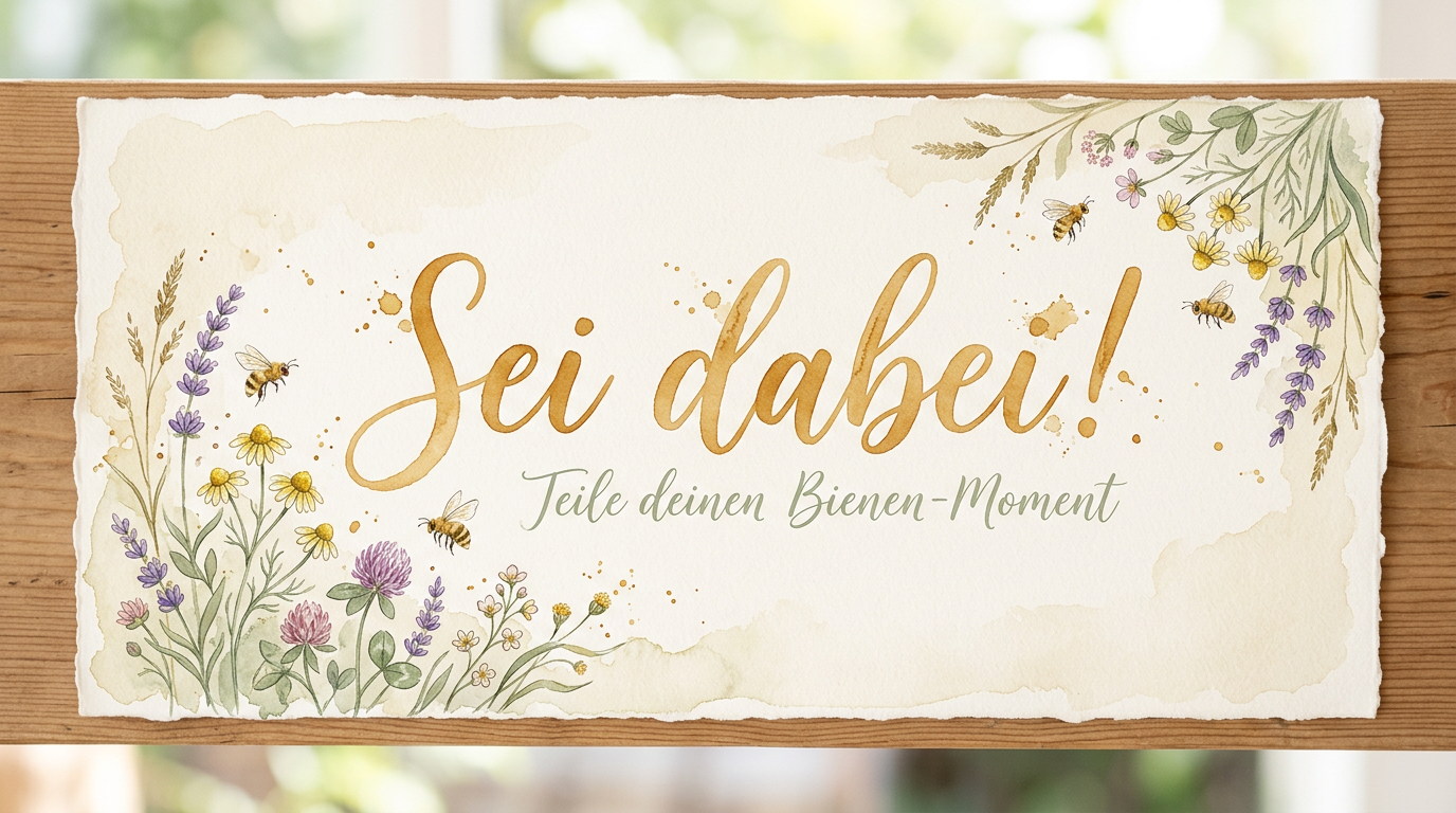 Sei dabei – teile deinen Bienen-Moment